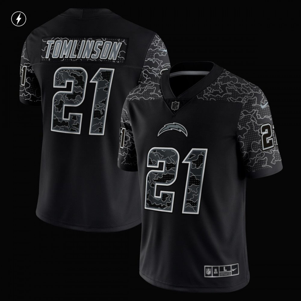 LaDainian Tomlinson Los Angeles Chargers Nike Retired Player RFLCTV Limited Jersey - Black-GridironStore
